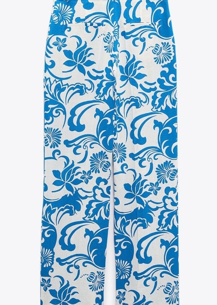 Zara keten karışımlı pantolon - Görsel 4