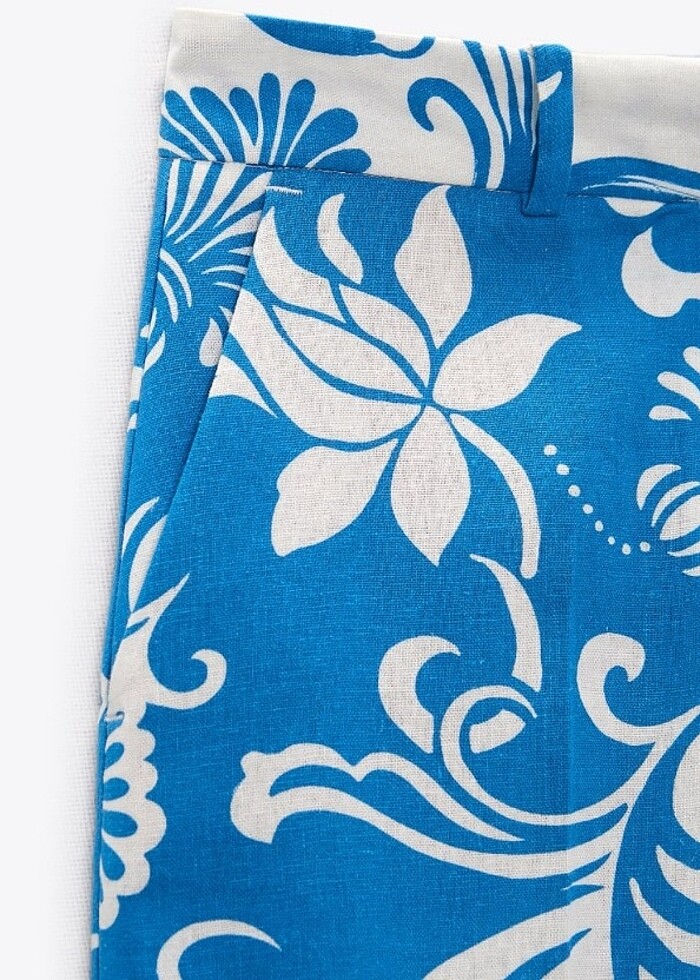 Zara keten karışımlı pantolon - Görsel 5