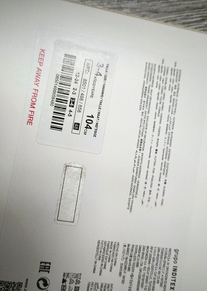 Zara 3-4 yaş kız çocuk külot seti - Görsel 2