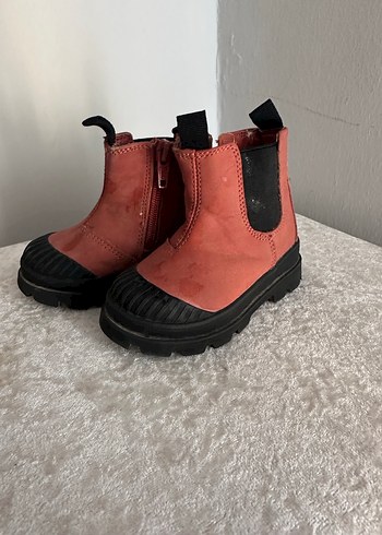 Kız Çocuk Koyu Kırmızı Kauçuk Bot - Görsel 2