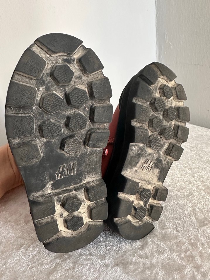 Kız Çocuk Koyu Kırmızı Kauçuk Bot - Görsel 4