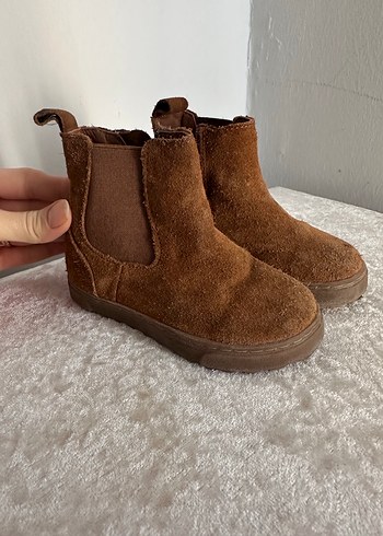 Kahverengi Süet çocuk bot - Görsel 2