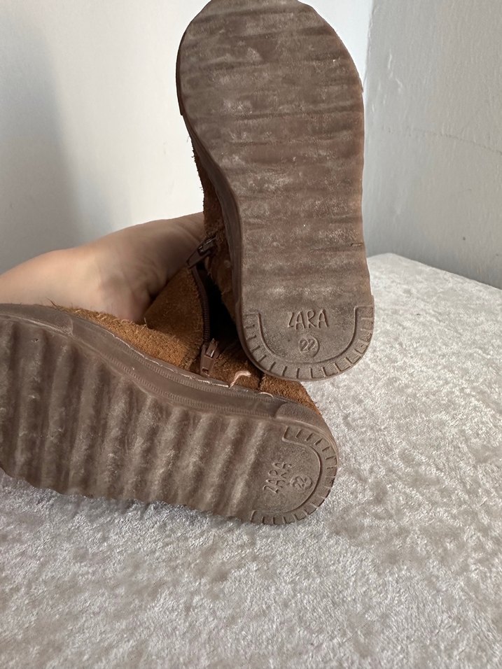 Kahverengi Süet çocuk bot - Görsel 3