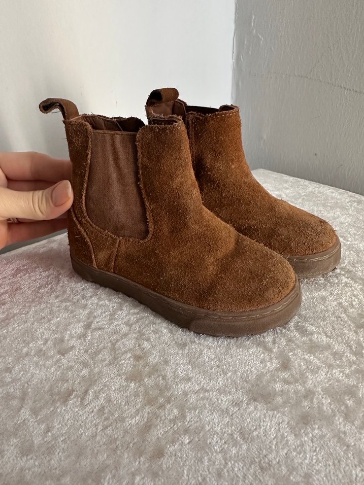 Kahverengi Süet çocuk bot - Görsel 2