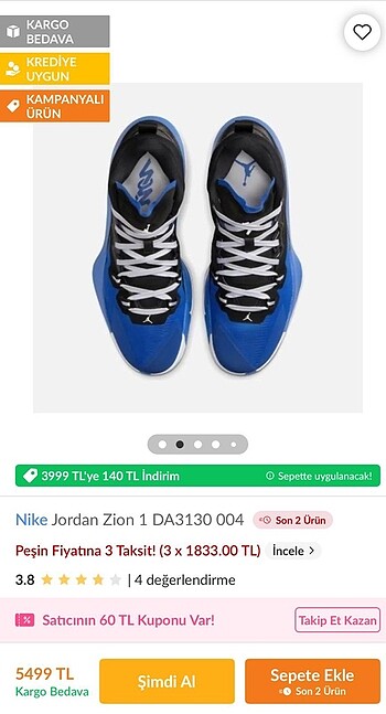 Basketbol ayakkabısı - Görsel 6