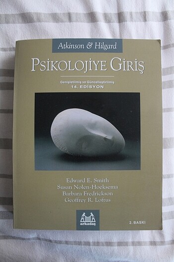 Psikolojiye giriş / edward e. Smith arkadaş yayınları atkinson h