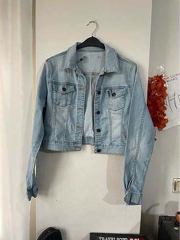 Xside Kadın Crop Kot ceket