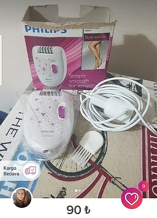 Philips Epilasyon ve Avon bilezik