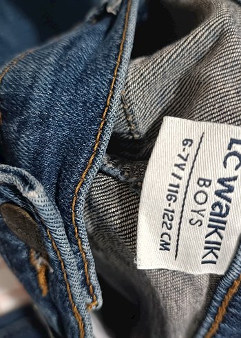 Erkek Çocuk Kot Pantolon Mavi - Görsel 4