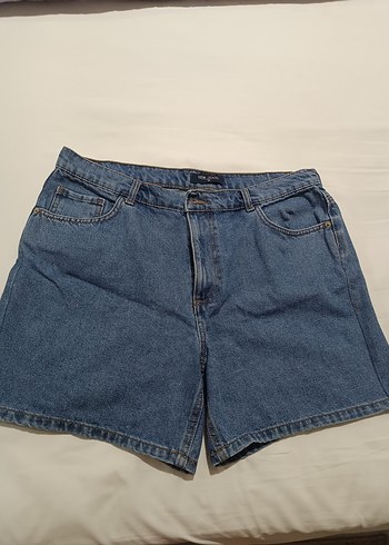 Kadın Mavi Denim Mini Şort
