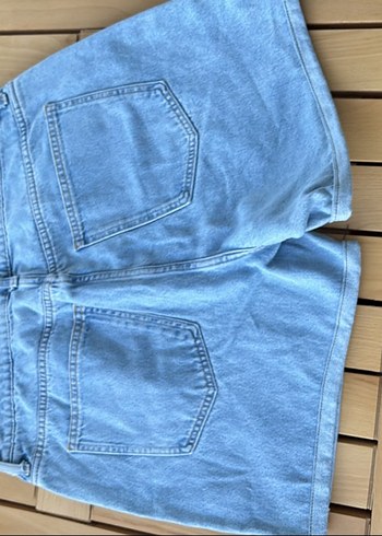 Diğer Kadın Mavi Mini Denim Şort