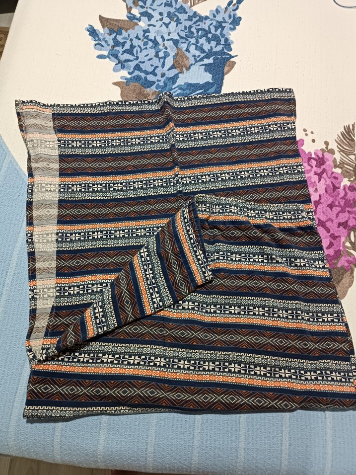 Bohem Çok Renkli Uzun Desenli Etek - Görsel 2