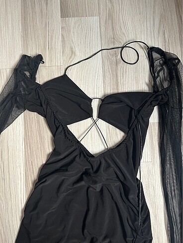 xs Beden Siyah mini elbise