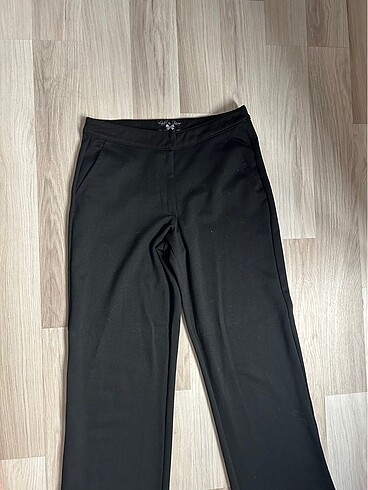 American Vintage Siyah düşük bel düz paça pantolon