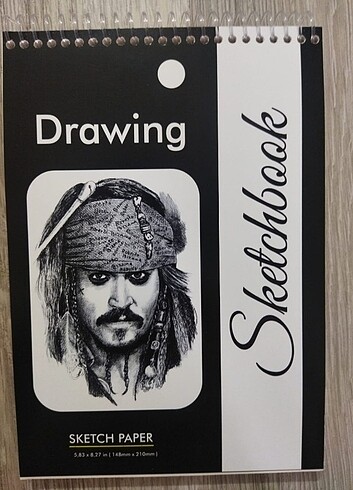 Çizim defteri sketchbook A5 spiralli 
