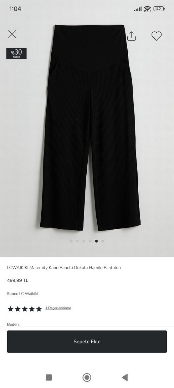 Hamile pantolon - Görsel 3
