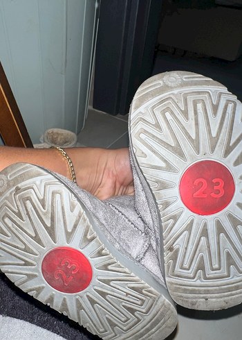 Ugg Kız Çocuk Gri Kürklü Bot