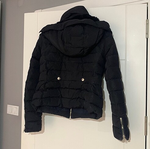 Zara zara kuş tüyü mont