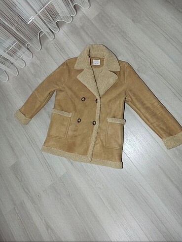 zara süet peluş mont