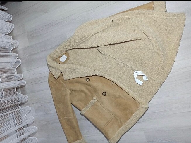 Zara zara süet peluş mont