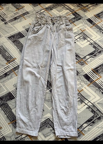 Bej Kadın Loose Fit Midi Pantolon - Görsel 5