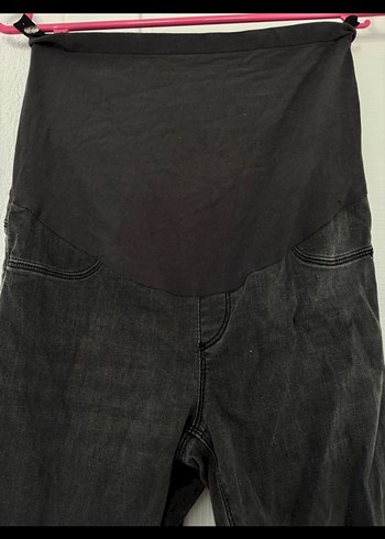 Gri Hamile Kot Pantolon - Görsel 3