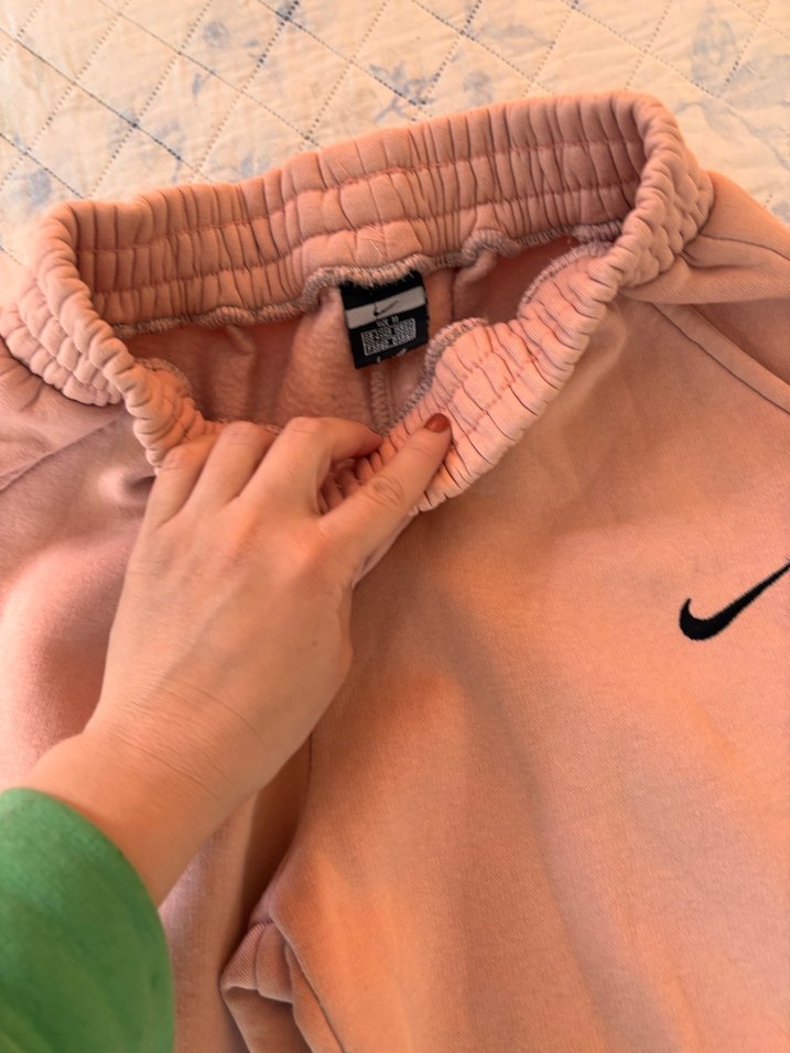 Pembe Rahat Kesim Kadın Eşofman Altı - Görsel 4