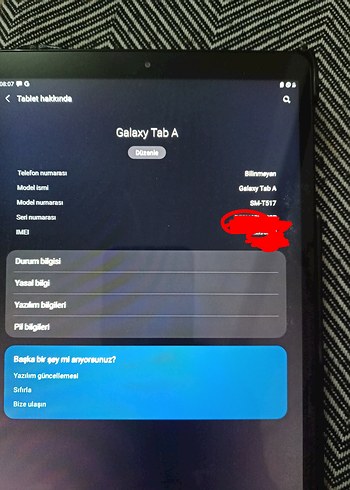 tablet Samsung Galaxy tab A tablet - Görsel 7