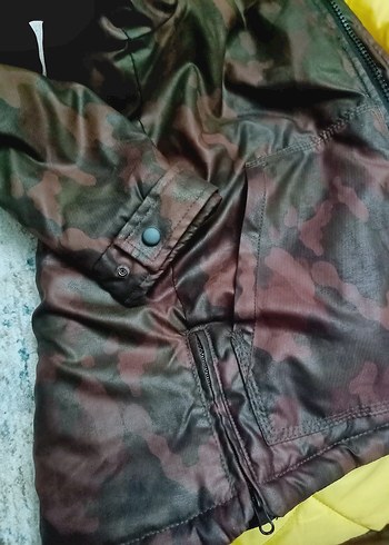 Erkek Mont kamuflaj desenli mont - Görsel 6