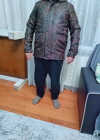 Erkek Mont kamuflaj desenli mont - Görsel 4