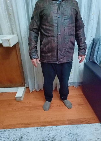 Erkek Mont kamuflaj desenli mont - Görsel 3