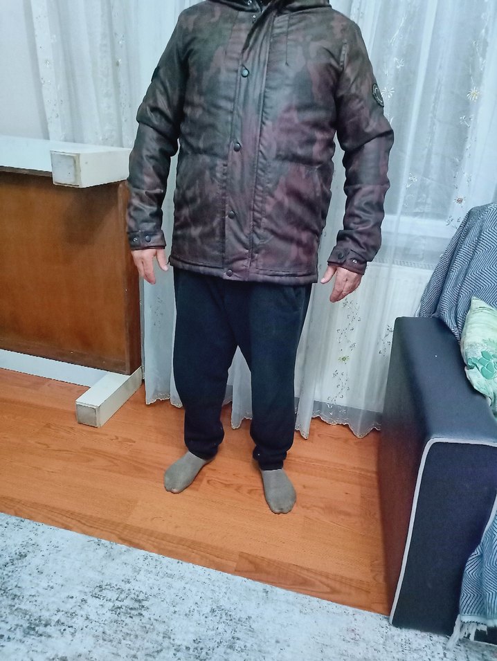 Erkek Mont kamuflaj desenli mont - Görsel 4