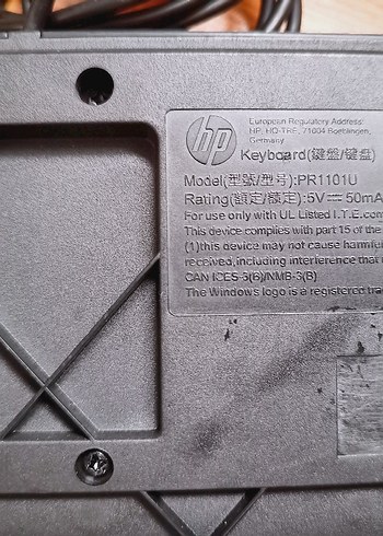 Klavye HP bilgisayar klavye - Görsel 7