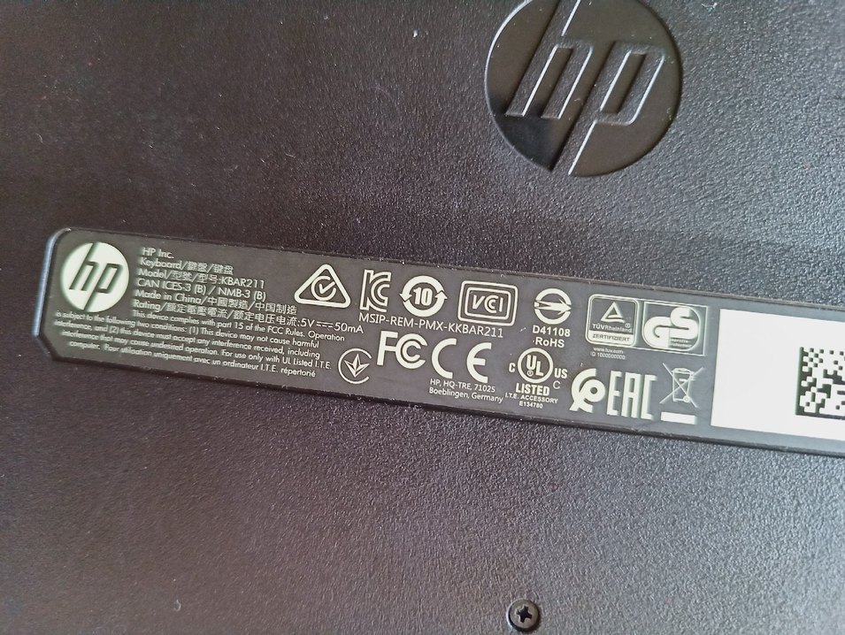 Klavye HP bilgisayar klavye - Görsel 4