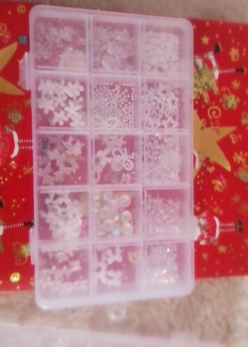 Beyaz Pastel Tırnak Süslemeleri Seti - Görsel 2