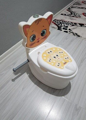 Fisher Price pilsan eğitici kedi lazımlık klozet