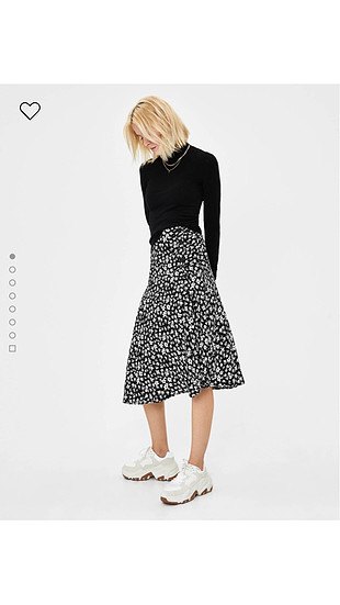 Bershka midi boy etek 