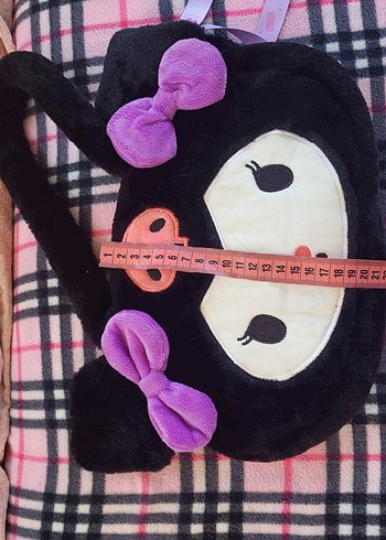 Kuromi My melody Peluş Çanta - Görsel 3