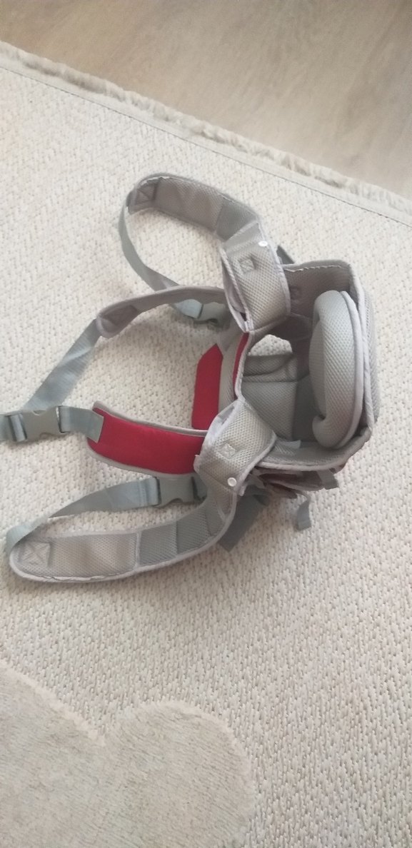 Kırmızı ve Gri Bebek Taşıyıcı - Görsel 2