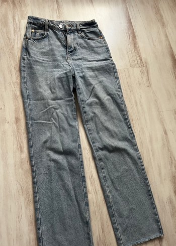 xs Beden mavi Renk Zara straight fit jean