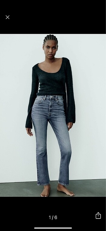 Zara Zara stove pipe jean