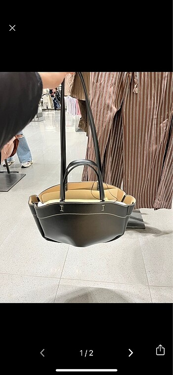 Zara tote çanta