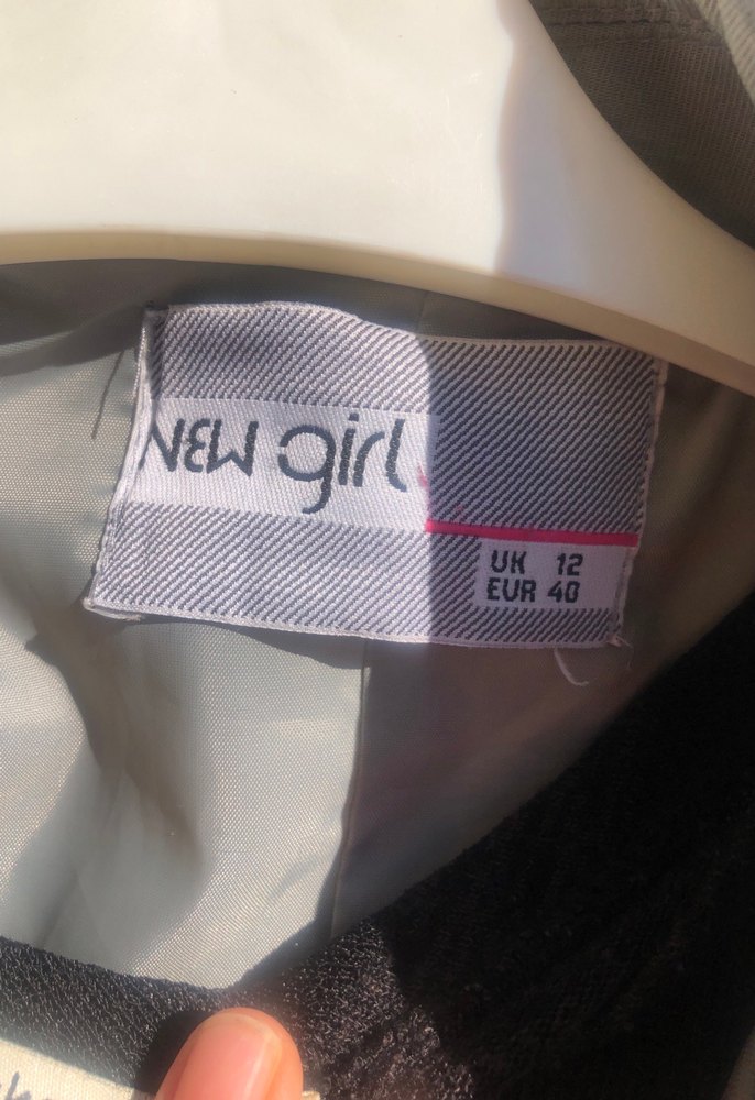 Gri Kadın Kot Trençkot Kemerli - Görsel 2