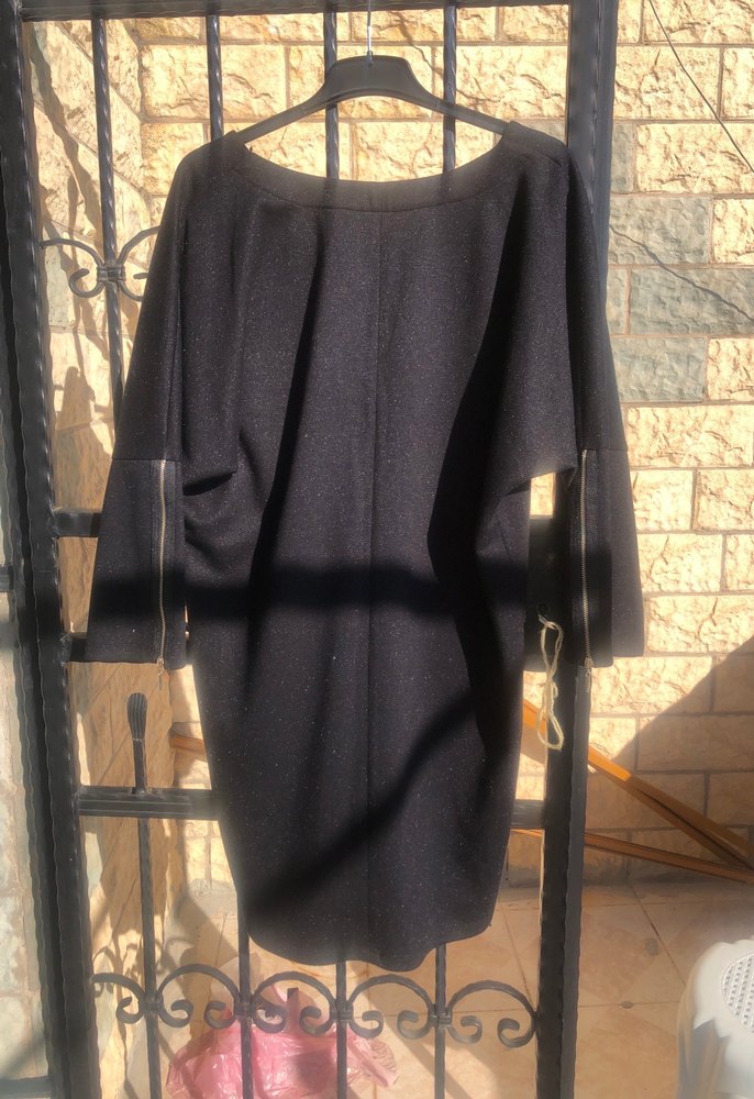 Siyah Kadın Uzun Kollu Triko Elbise - Görsel 3