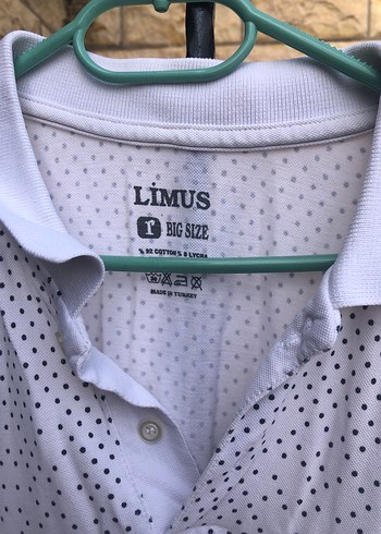 Beyaz Desenli Düğmeli Erkek Polo Tişört - Görsel 2