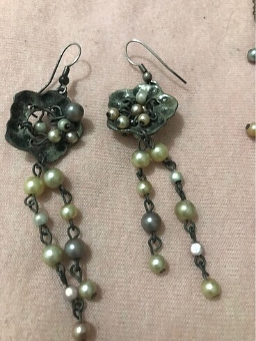 Tasarımcı Kolye küpe set