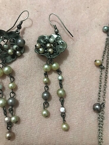  Beden Kolye küpe set