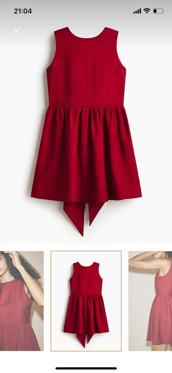 Kadın Kırmızı  Mini Elbise - Görsel 4