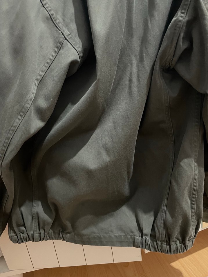 Gri Düğmeli Kadın Midi Ceket - Görsel 4