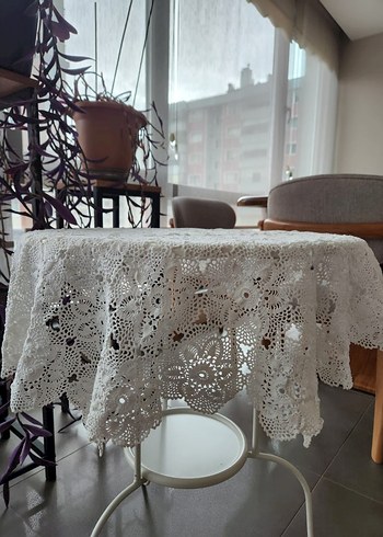 El emeği dantel fiskos masa örtüsü - Görsel 2